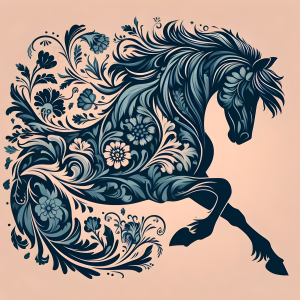 Lingettes Chevaux arabesque